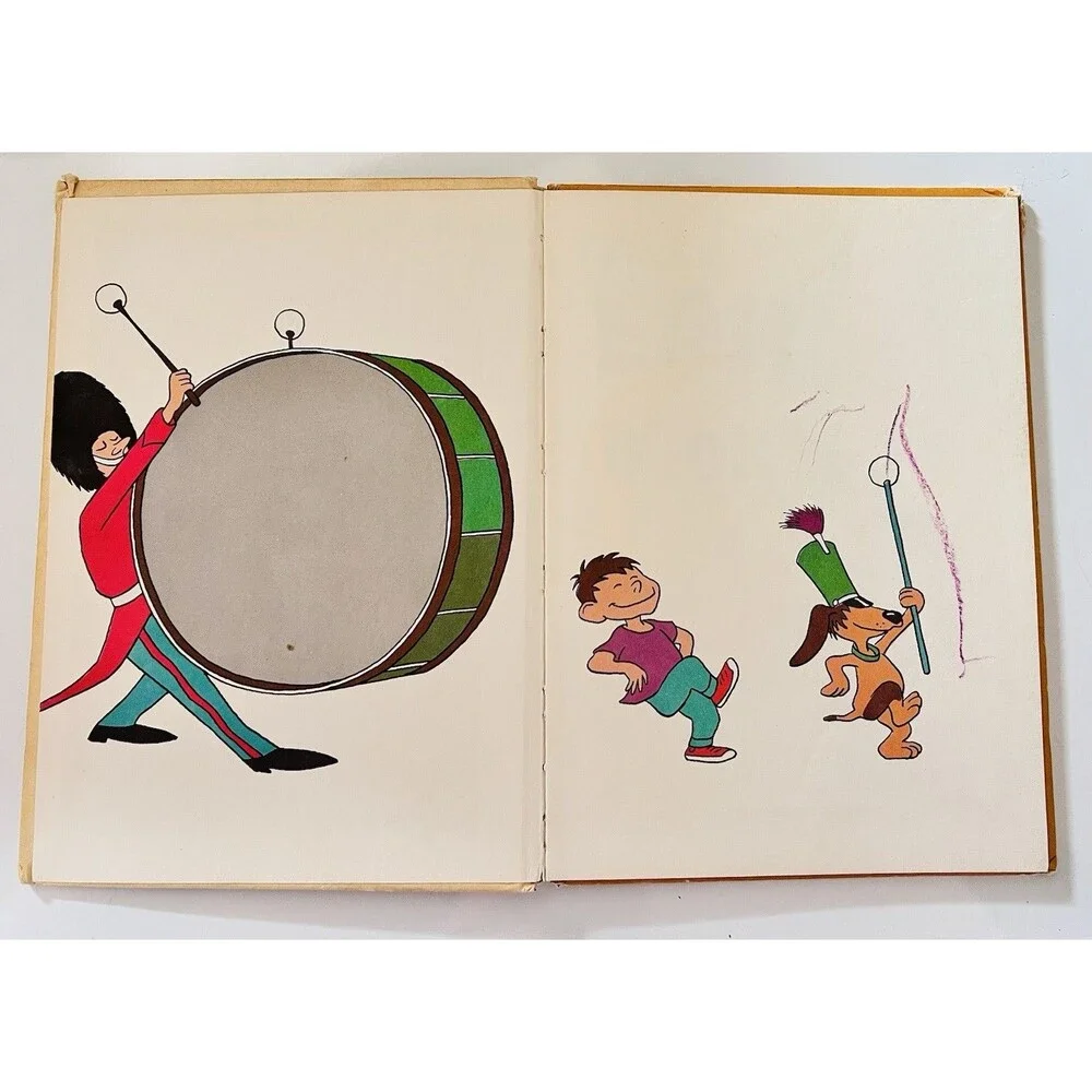 1968 The Ear Book Al Perkins Bright & Early Beginner Book HC Dr Seuss Era